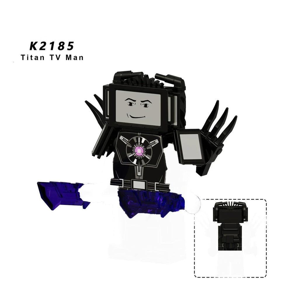 New KDL SWAT Skibidi Toilet Man Figures Anime Block Toys TvMan Titan Cameraman Speakerman Bricks Model Toy For Kid Birthday Gift - CADA BRICKS®