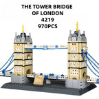 970PCS London UK Twin Towers Bridge Building Blocks Model Assembly Toy Gift for Adults Kids Birthday Wange Bricks