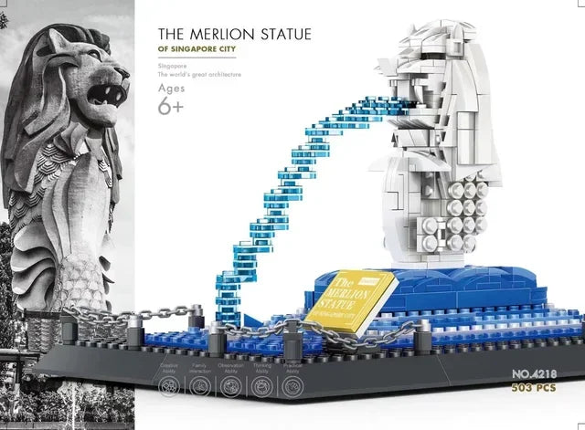 MOC World Famous Architecture Edifice Opera House Building Blocks Villa Savoye Bridge Tower Toy Children Birthday Christmas Gift - CADA BRICKS®