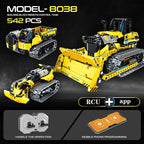 642 3 in 1 Deformation City RC Robot Excavator Racing Car Building Blocks Remote Control Bulldozer Truck Bricks Toys For Kids - CADA BRICKS®