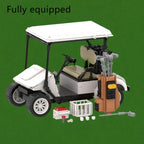 807/pcs Building Blocks Golf Cart Model Easy Operation Pullback Action Simulation Vehicle Model for Children Holiday Gift - CADA BRICKS®