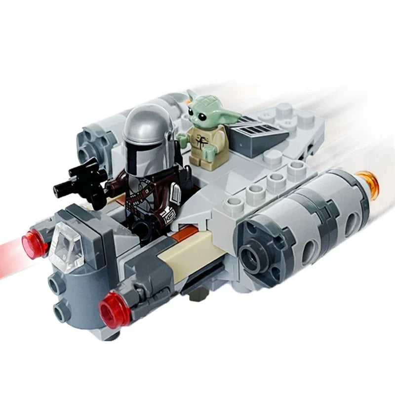 New Mini Star Ship Interconnecting Blocks Toys - Build Your Own Micro X-wing Fighter and Space Model Buidling Bricks for Kids - CADA BRICKS®