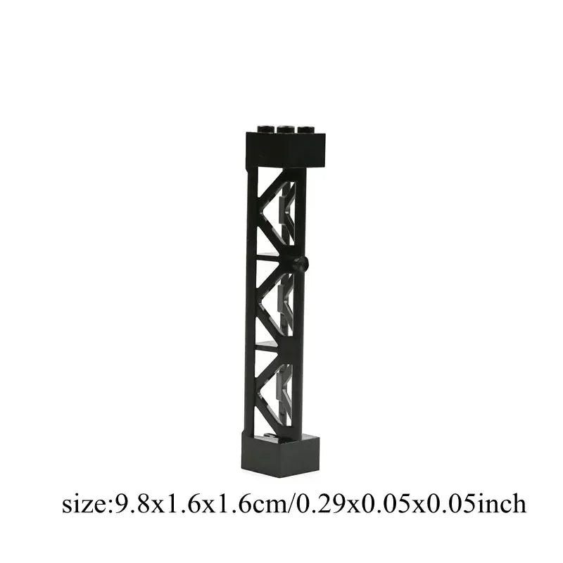 Double Sided Baseplates Bracket City Accessory Pillars MOC Parts For Military Building Blocks Gift Toys for Children