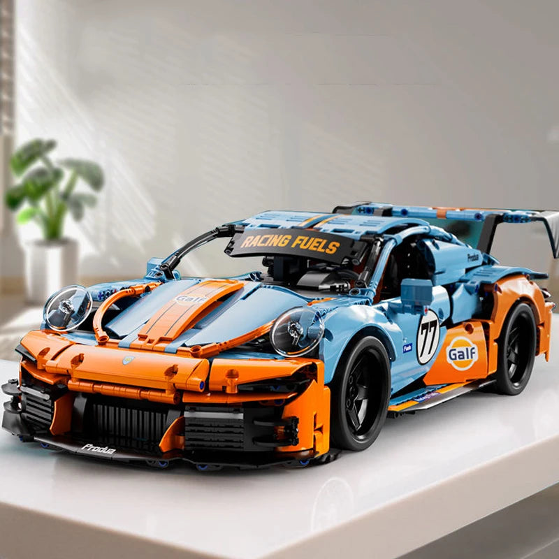 New RSR Classic Super Racing Cars Model Sports Car Model Bricks Vehicle Sets Technical Blocks Toys for Kids Children Adult Gifts