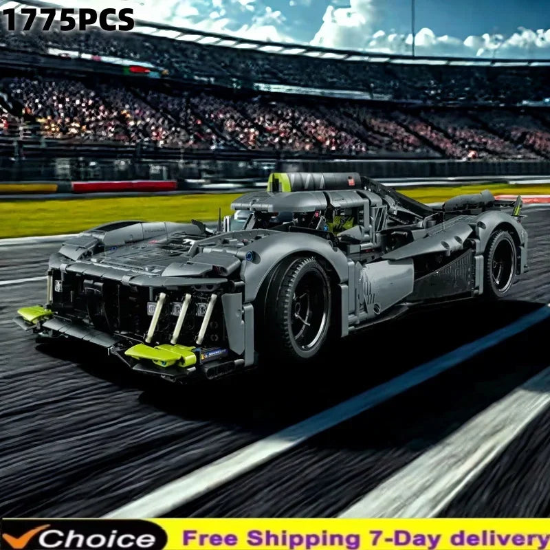 1:10 Technical 42156 1775Pcs Racing Sport Car Model Building Blocks Me ...