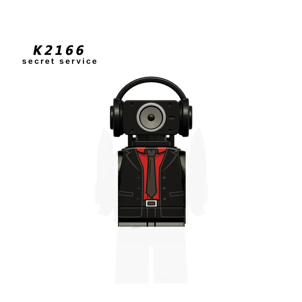 New KDL SWAT Skibidi Toilet Man Figures Anime Block Toys TvMan Titan Cameraman Speakerman Bricks Model Toy For Kid Birthday Gift - CADA BRICKS®