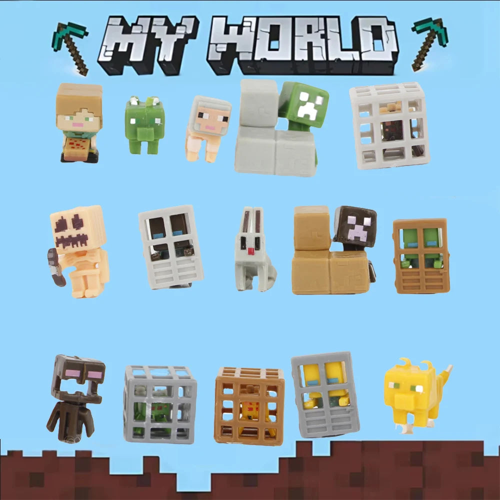 Magnetic Building Block Magnet Cube Mine World Set for Boy Girl Kid Age 3+ DIY Model Children STEM Sensory Toy Christmas Gift - CADA BRICKS®