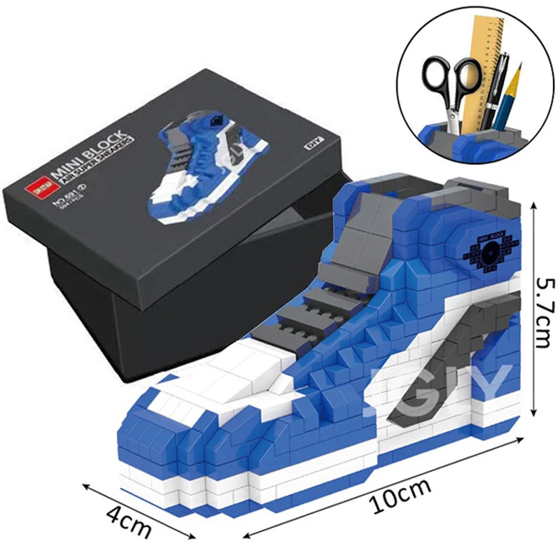 DIY Mini Building Block Boys Sport Basketball Shoes Sneakers Model Anime Buliding Bricks Toys Assembly For Blocks Toy Kids Gifts - CADA BRICKS®
