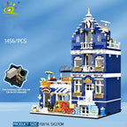 HUIQIBAO Toys MOC City Corner Coffee Shop Architecture Style Street View Micro Building Blocks for Children Construction Bricks - CADA BRICKS®