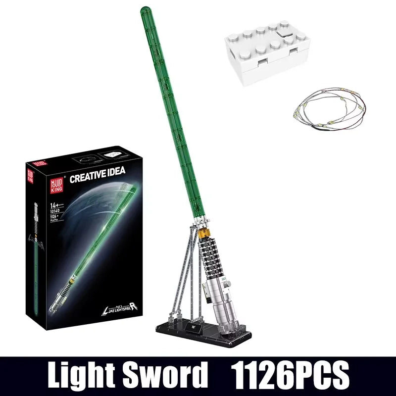 Mould King 10140 Star Plan Toys The MOC Space Movie Lightsaber Building Block (1126+PCS) Assembly Brick Toys Kids Christmas Gift