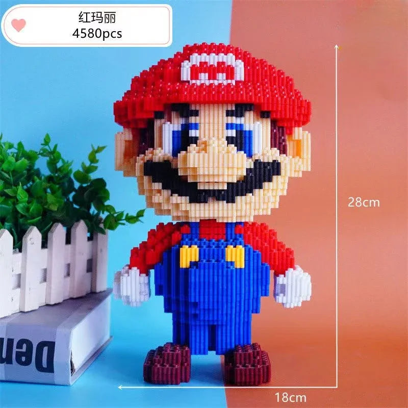 Super Mario Large Block Puzzle Assembly Toy 3D Puzzle Children's Birthday Gift Desktop Decoration - CADA BRICKS®