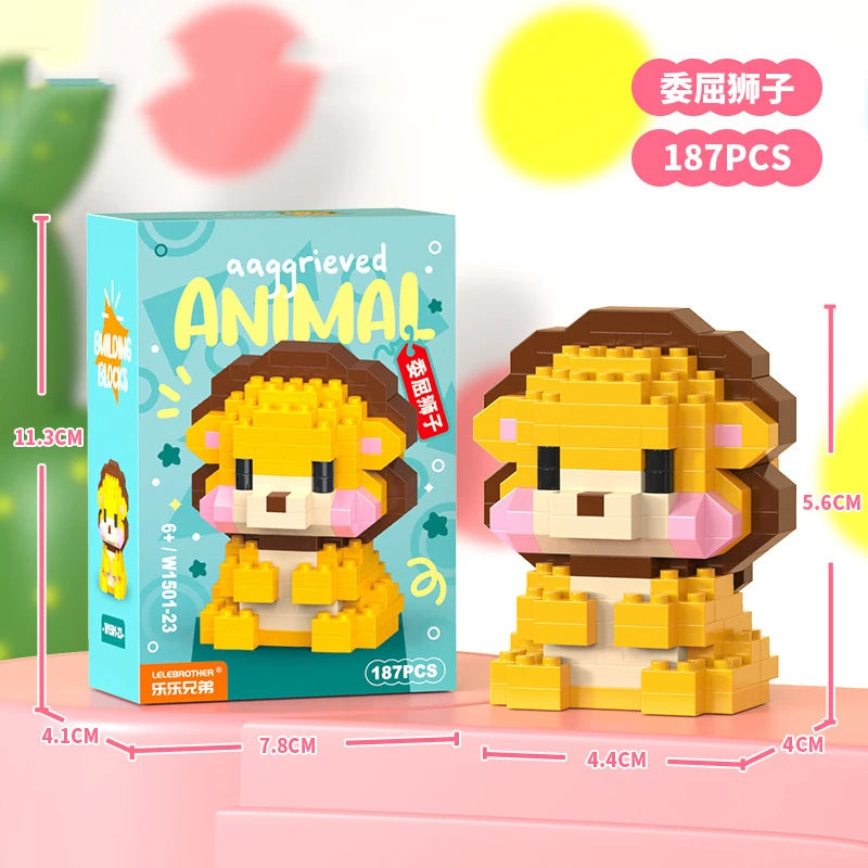 Adults Animals Micro Particle Building Blocks Toy for Children 6 to 12 Years Old Boy Birthday Gift Dog Cat Mini Bricks Girl Toys - CADA BRICKS®