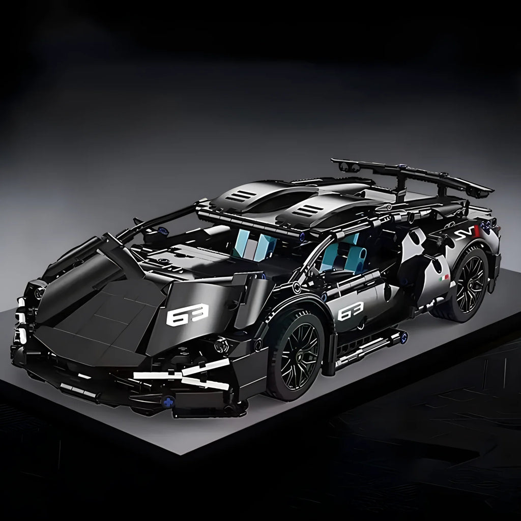 Technical Racing Sport Car Model Building Blocks technic adults 1:14 DIY Supercar Brick Puzzle Toys Kid Adult Gift（1280+granule） - CADA BRICKS®