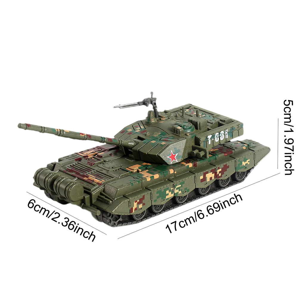 1/72 Scale Pretend Toy Souvenir Miniature Tank Building Military Model Tank Model Kit For Kids Children Boys Collection Boy Gift