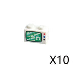 City Printed Accessories Building Blocks Computer Controller Monitor Keyboard Dashboard Mobile Phone Radio Mini Bricks Kids Toys - CADA BRICKS®