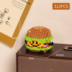 Food styling, mini building block toys, fruit stacking, desktop decoration, collection, collage, cute models, Christmas gifts - CADA BRICKS®