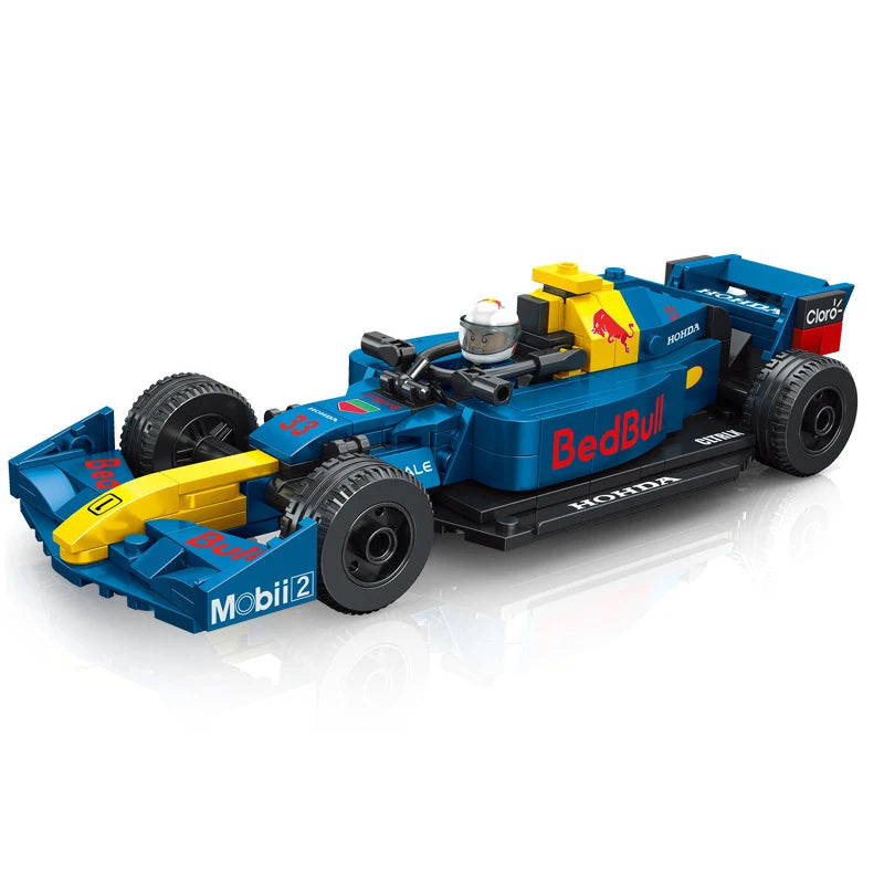 2025 Formula 1 Racing City Speed Champion F1 Building Blocks Vehicle Set FIA Classic Sports Car Model Bricks Kids Toy adult Gift