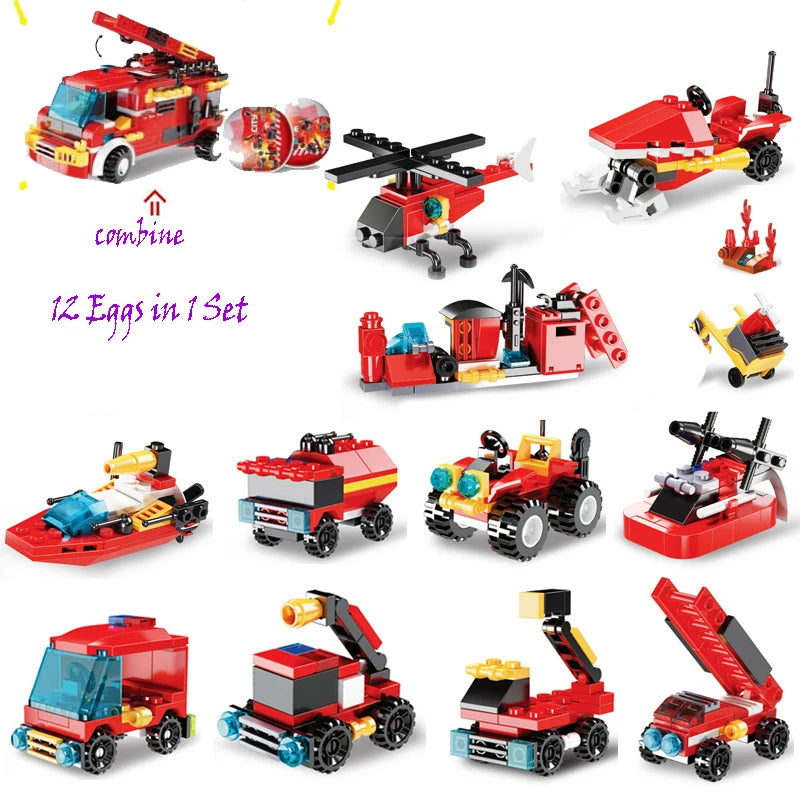 Jurassic World Building Blocks Twisted Egg Truck Dinosaur Eggs Car Train Racing Set Compatible Legodinosaur Toy Children's Gifts