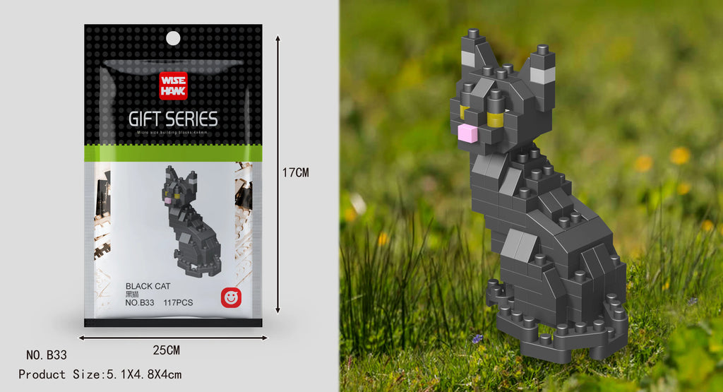 Mini Building Blocks 3D Animal  Diamond Model Micro Bricks Dog Cat Bird Moose Wolf Panda Macaw Toys For Children Birthday Gifts - CADA BRICKS®