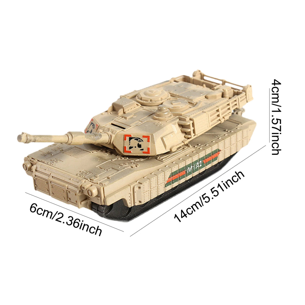 1/72 Scale Pretend Toy Souvenir Miniature Tank Building Military Model Tank Model Kit For Kids Children Boys Collection Boy Gift