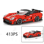 Car Series Building Blocks Model Sets Sports Racing Speed Champion DIY Educational Bricks Toys Boys Kids Adult Christmas Gifts
