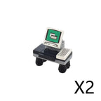 City Printed Accessories Building Blocks Computer Controller Monitor Keyboard Dashboard Mobile Phone Radio Mini Bricks Kids Toys - CADA BRICKS®