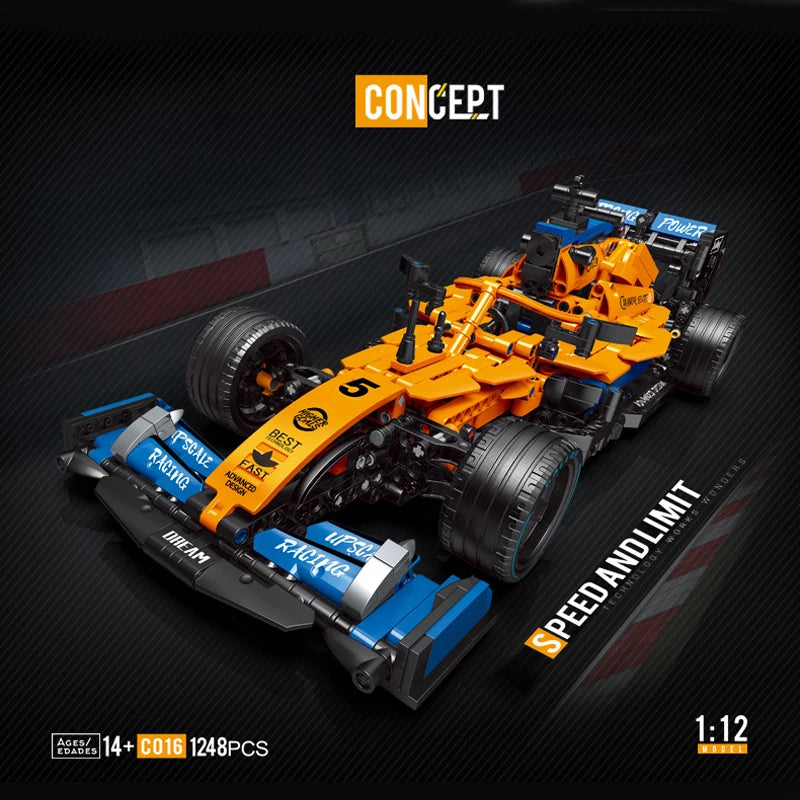 F1 Bricks Rc High-tech Building Blocks F1 Formula 1 Remote Control Super Racing Car ...