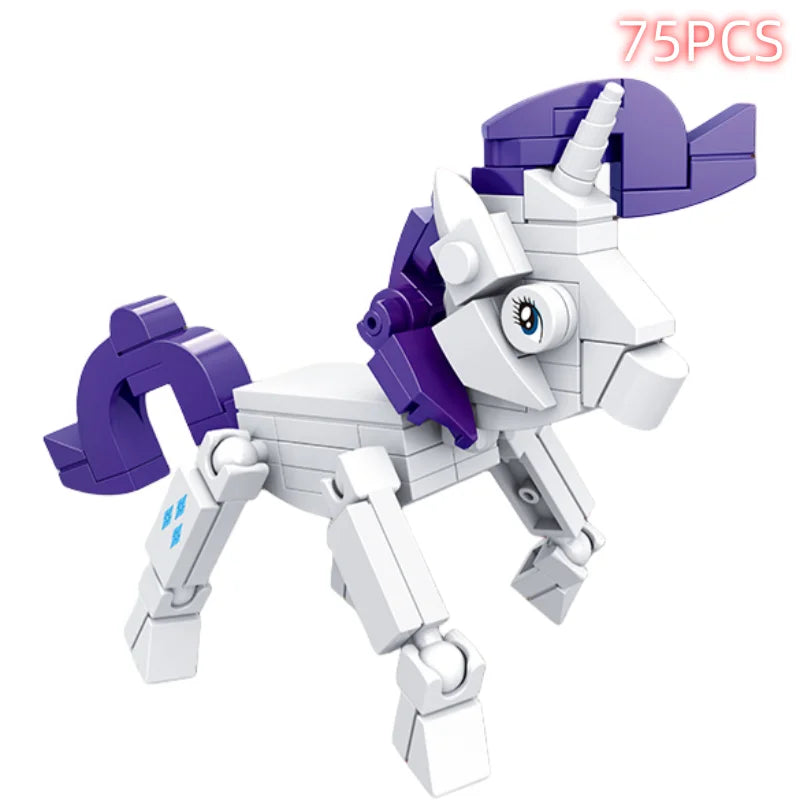 Pony War Mini Model Action Figure Kawaii Building Blocks Compatible Zoon Anime Cities Christmas Hallowmas Birthday Toys Gifts - CADA BRICKS®