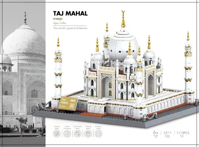 MOC World Famous Architecture Edifice Opera House Building Blocks Villa Savoye Bridge Tower Toy Children Birthday Christmas Gift - CADA BRICKS®