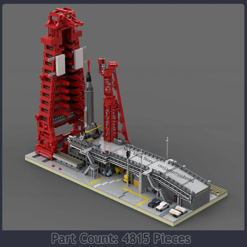 MOC Building Blocks Launch Complex 14 Space Station Model DIY Assembly Bricks Collection Display Toys Educational Creative Gifts