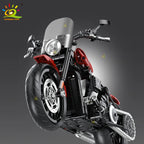 HUIQIBAO 1:8 Classic Motorbike Building Blocks High-tech Model Moto City Racer Bricks Toy for Kid Boy Children Adult MOC Car Set - CADA BRICKS®
