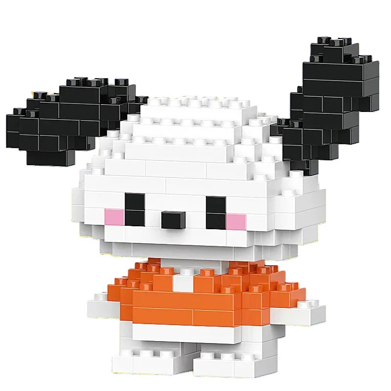 Disney Stitch Mickey Anime Anime Blocks Kuromi My Melody Diseney Cinnamoroll Mouse Building Blocks Doll Toy Kids Birthday Gift - CADA BRICKS®