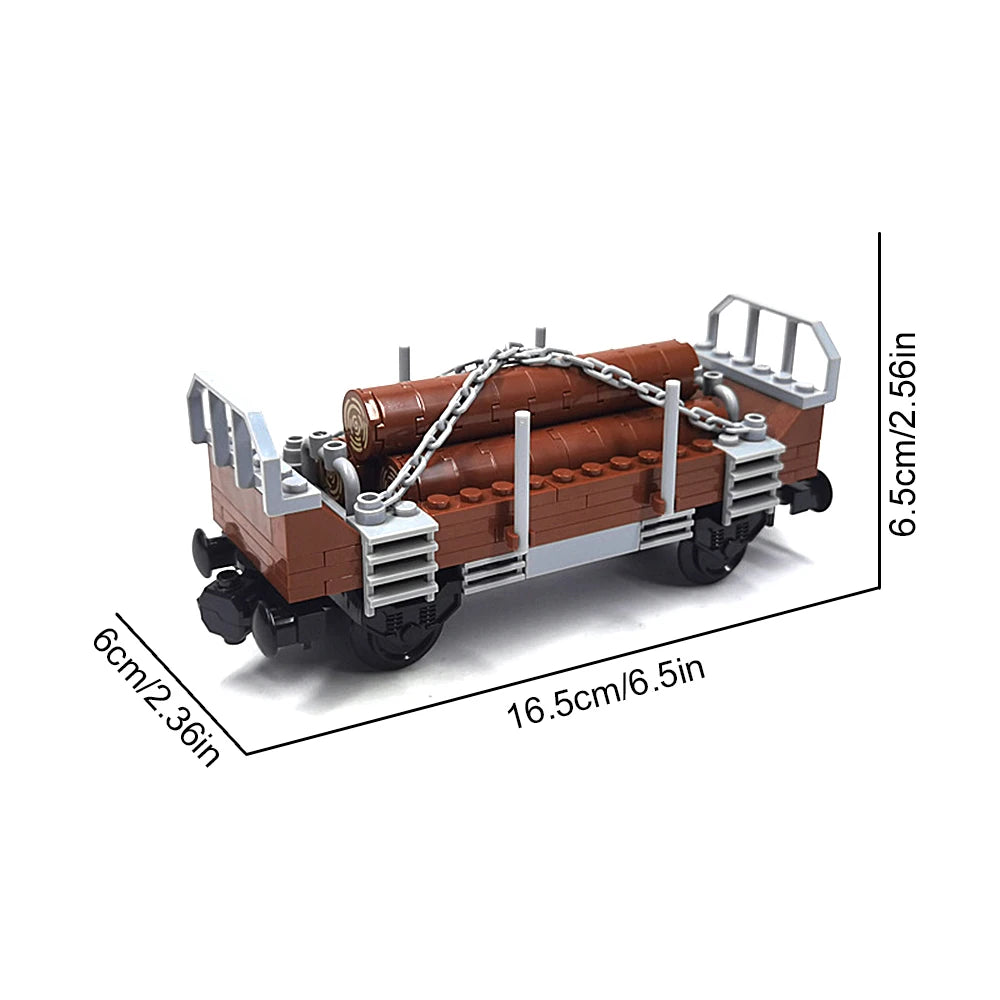 City train building blocks DIY modified accessories, creative MOC assembly track train carriage expansion set, base, wheel parts - CADA BRICKS®