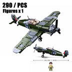 2024 Sluban WW2 Military Russia Air Weapon Mi-24 Attack Helicopters Hind Model Building Blocks Classics Fighter Bricks Plane Toy