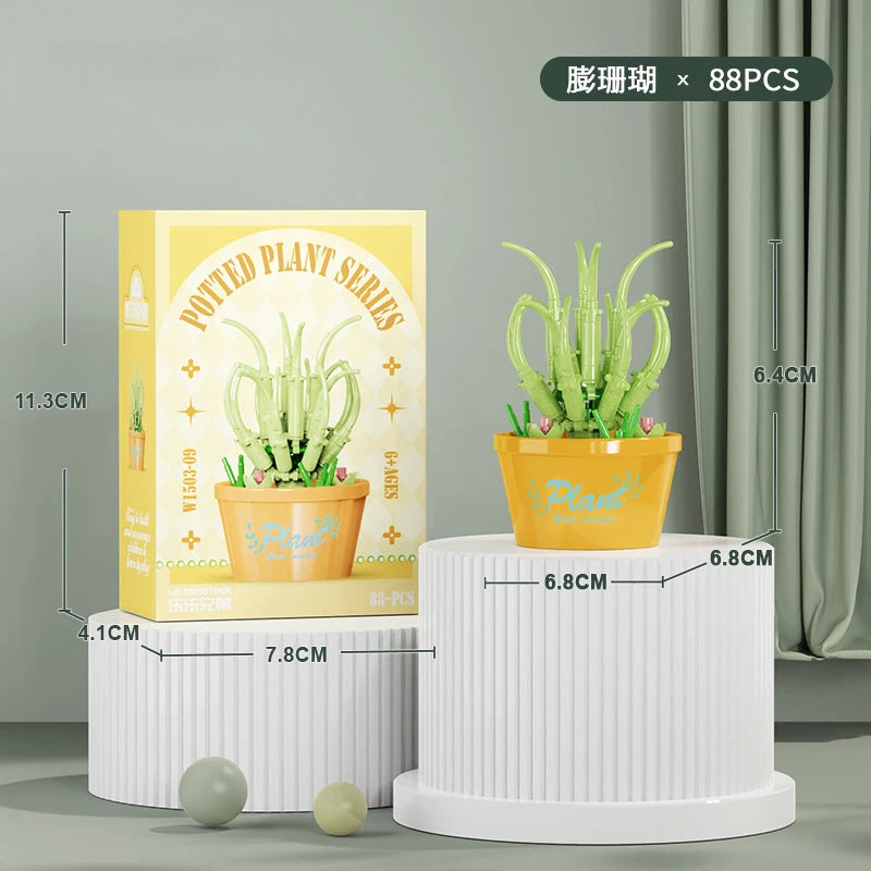 Bouquet Flower Mini Diy Building Block Toys for Children Bricks Blocks for Adults Constructor Micro Bricks Construction Set Gift - CADA BRICKS®