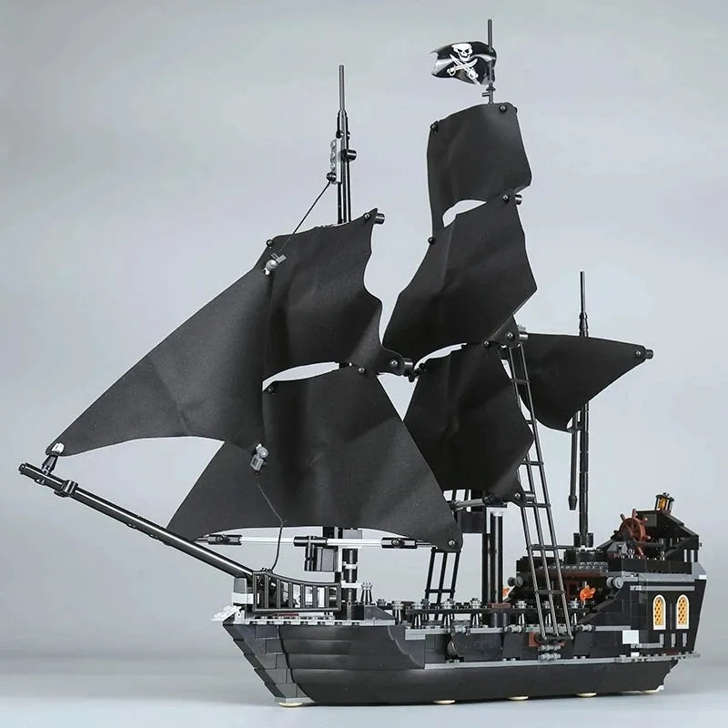 Pirates Of The Caribbeans Queen Anne Revenge Warship The Black Pearl 4195 4184 Ship Building Blocks Model Toys Bricks Kids Gifts - CADA BRICKS®