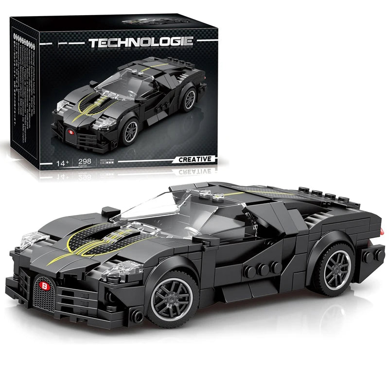 City Classic Champions Racing Car Building Blocks Model Speed Sport Cars Toys Racers Vehicle Bricks Festival Gifts for Boys Kids