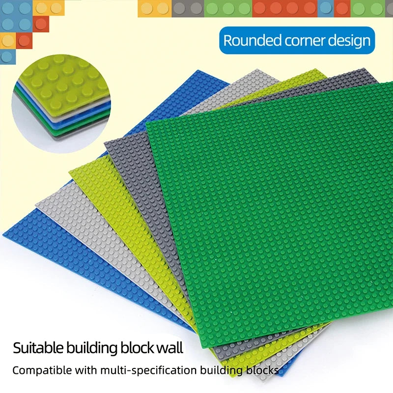 Classic Baseplate 50x50 Dots Building Blocks Bricks Base Plates DIY Plastic Board Building Blocks Baseplates Construction Toys - CADA BRICKS®