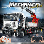 2328PCS Multifunctional Crane Truck Building Blocks Remote Control Engineering Vehicle RC Car Bricks Kids Toys Birthday Gifts - CADA BRICKS®