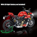 Technical MOC 2221pcs V4 SP Motorcycle City Sport Cars Model Building Blocks DIY Assemble Motorbike Bricks Toys For Children Boy