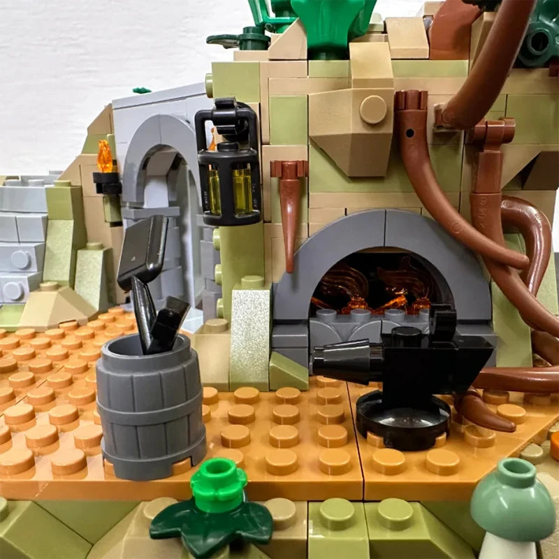 6167 STUKS Vally Kasteel Bouwstenen Sets MOC Kleine Deeltjes Straat Serie Bakstenen Model Speelgoed Display Collectie Vakantiecadeaus