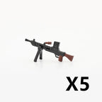 5/10 WW2 Soldier Weapons Building Block Two-color Printing Machine Rifle Submachine Sniper Guns Military Accessories Bricks C238 - CADA BRICKS®