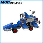 MOC Building Blocks Classic Space Station Series Small Moon Buggy Rocket Car Creative Shuttle-Craft Toys DIY Bricks Xmas Gifts