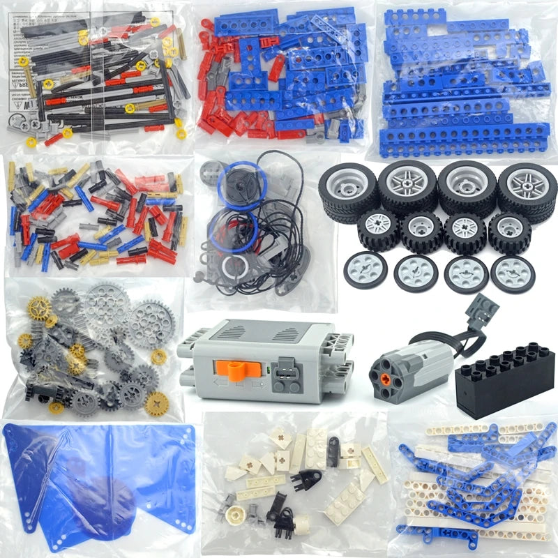 STEM 9686 Technical Parts Multi Technology Programming Educational Student Learn Building Blocks Power Function Set For Kids Toy