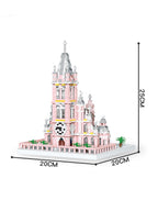 Knew Bygget Louvre Mikro Mini Byggeklosser for Voksne, Arkitektur Lekesett, Konstruksjon, Triumfbuen Eiffeltårnet Monteringsklosser