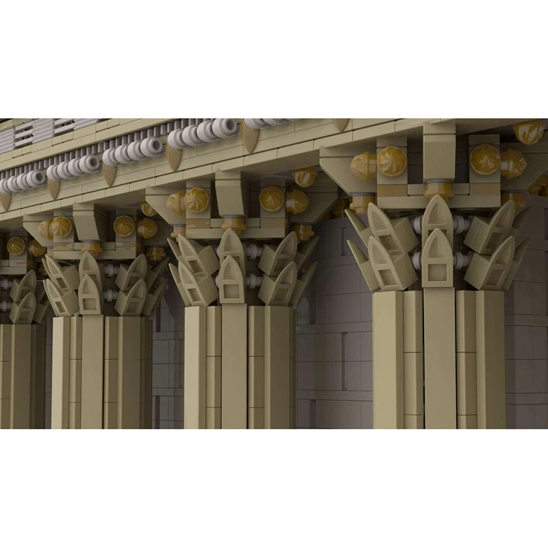Moc bouwstenen oud Romeins tempelmodel technologie stenen doe-het-zelf stadsstraatzicht constructiespeelgoed vakantiegeschenk