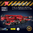 Mould King 17007/17008 Technical Car Toys Motorized LTM 11200 Crane Truck Building Block Assembly Model Brick Kid Christmas Gift