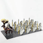 13pcs Castle Knight Rohan Azog Orcs Half-Beast Human Army Elf Guards Roman Solider Minifig Building Block Toys for Kids