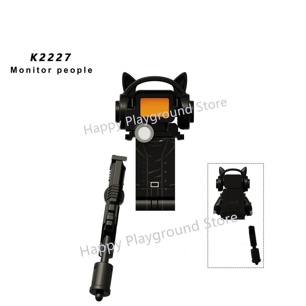 New KDL SWAT Skibidi Toilet Man Figures Anime Block Toys TvMan Titan Cameraman Speakerman Bricks Model Toy For Kid Birthday Gift - CADA BRICKS®