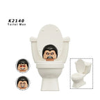 New KDL SWAT Skibidi Toilet Man Figures Anime Block Toys TvMan Titan Cameraman Speakerman Bricks Model Toy For Kid Birthday Gift - CADA BRICKS®